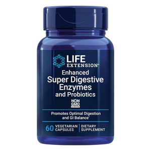 Life Extension, Enhanced Super Digestive Enzymes And Probiotics, 60 Veg Caps