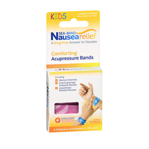 Sea-Band, Nausea Relief Comforting Acupressure Wristbands Kids, 1 Pair