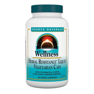 Source Naturals, Wellness Herbal Resistance Liquid, 30 Caps