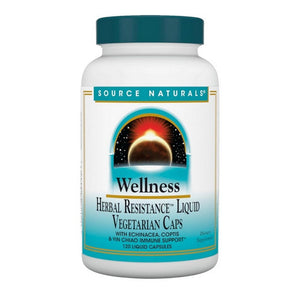 Source Naturals, Wellness Herbal Resistance Liquid, 120 Caps