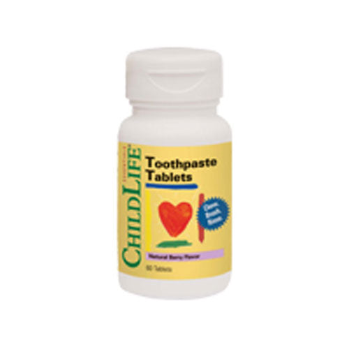 Child Life Essentials, Toothpaste Tablets, 60 tabs