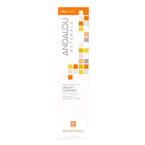 Andalou Naturals, Creamy Cleanser, Meyer Lemon+ C 6 oz