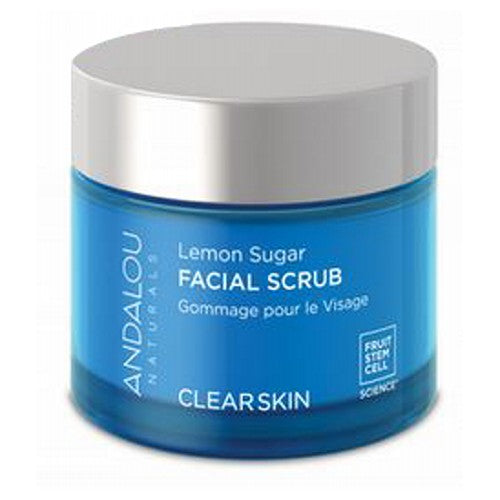 Andalou Naturals, Lemon Sugar Facial Scrub,, 1.7 Oz