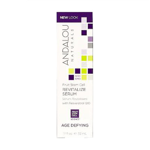 Andalou Naturals, Age Defying Fruit Stem Cell Revitalize Serum, 1.1 oz