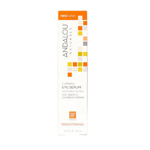 Andalou Naturals, Luminous Eye Serum Brightening, 0.6 Oz