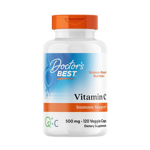 Doctors Best, Vitamin C With Q-C, 500 Mg, 120 Veggie Caps