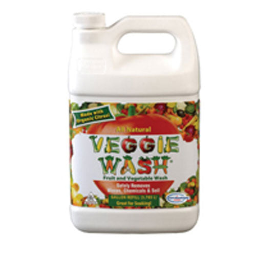 Veggie Wash, All Natural Fruit And Vegetable Wash, 1 Gallon