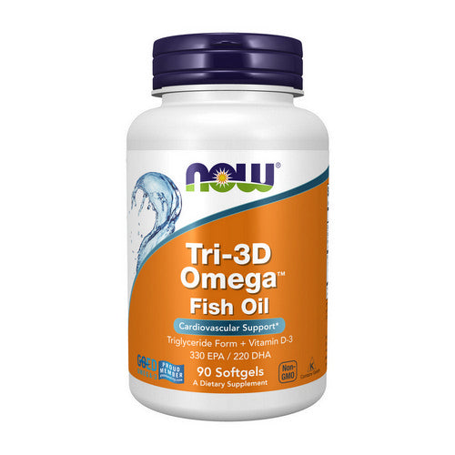 Now Foods, Tri-3D Omega Fish Oil, 90 Softgels