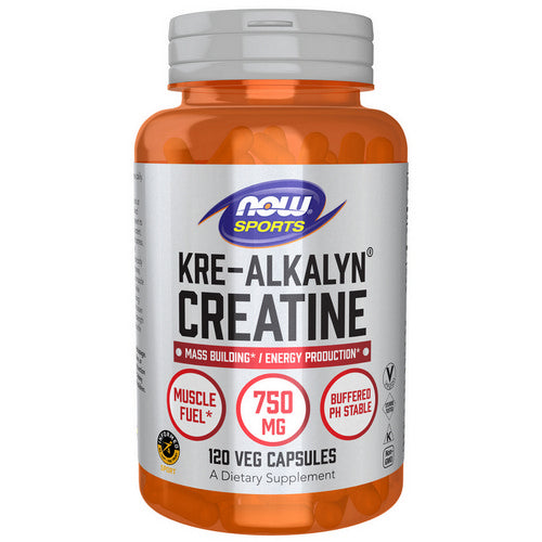 Now Foods, Kre Alkalyn Creatine, 750 Mg, 120 Veg Caps