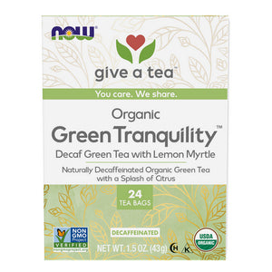 Now Foods, Organic Green Tranquility Tea, 24 bags