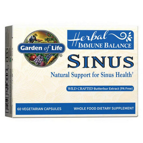 Garden of Life, Immune Balance Sinus, Sinus 60 vcaps