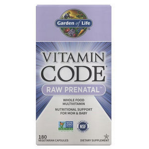 Garden of Life, Vitamin Code Raw Prenatal, 180 Veg Caps
