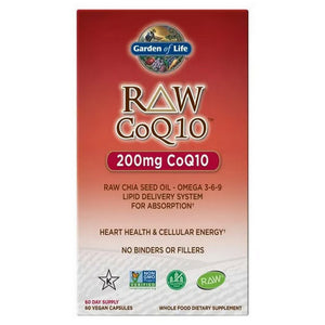 Garden of Life, Raw Coq10, 200 mg, 60 Caps