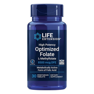 Life Extension, High Potency Optimized Folate L-Methylfolate, 8500 Mcg DFE, 30 Veg Caps
