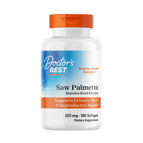 Doctors Best, Saw Palmetto Standardized Extract, 320 mg, 180 SoftGels