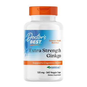 Doctors Best, Extra Strength Ginkgo, 120 Mg, 360 Veggie Caps