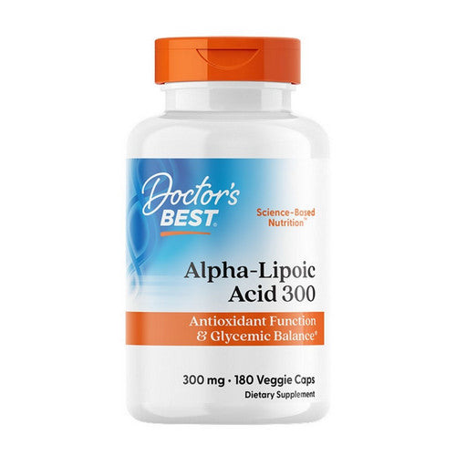 Doctors Best, Alpha-Lipoic Acid 300, 300 mg, 180 Veggie Caps