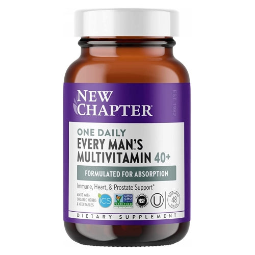 New Chapter, Every Man's One Daily 40 Plus Multivitamin, 72 Veg Tabs