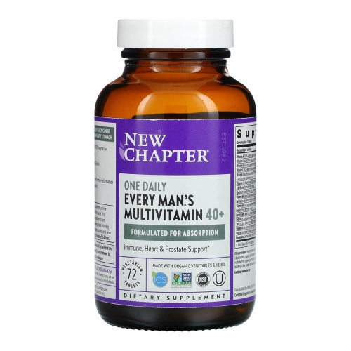 New Chapter, Every Man's One Daily 40 Plus Multivitamin, 120 Veg Tabs