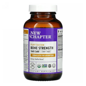 New Chapter, Bone Strength Take Care Tiny Tabs Organic Plant Calcium, 60 Veg Caps