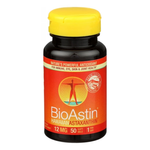 Nutrex Hawaii, Bioastin Hawaiian Astaxanthin, 12 Mg, 50 Softgels