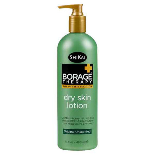 Shikai, Borage Therapy Dry Skin Lotion Unscented, 16 Oz
