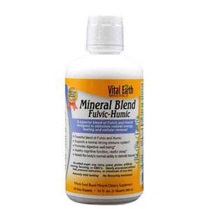 Vital Earth Minerals, Mineral Blend Fulvic-Humic, 32 Oz