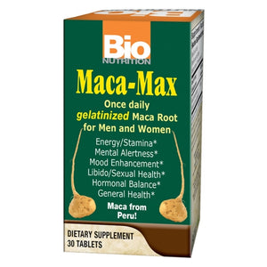 Bio Nutrition Inc, Maca Max, 30 tabs