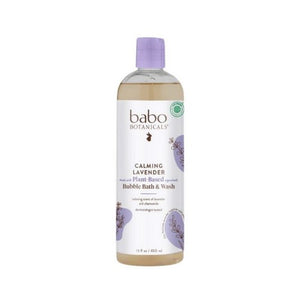 Babo Botanicals, Bubble Bath  Shampoo and Wash Lavender Meadowsweet, 15 oz