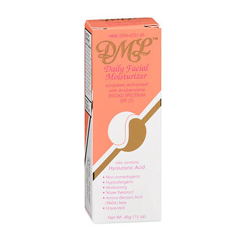 Dml, Daily Facial Moisturizer Spf 25, 1.5 Oz
