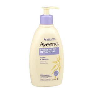 Aveeno, Stress Relief Moisturizing Lotion Lavender, 12 oz