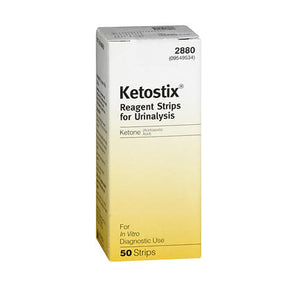 Ketostix, Reagent Strips For Urinalysis Ketone, 50 Count