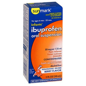 Sunmark, Infants Ibuprofen Oral Suspension Berry, 1 Oz