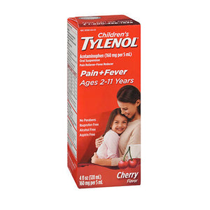Tylenol, Children's Pain Plus Fever Acetaminophen Oral Suspension Cherry, 4 Oz