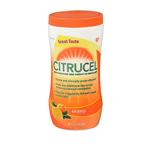 Citrucel, Methylcellulose Fiber Therapy For Irregularity Powder Orange, 30 Oz
