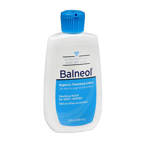 Balneol, Hygienic Cleansing Lotion For Anal Or Vaginal Discomfort, 3 oz