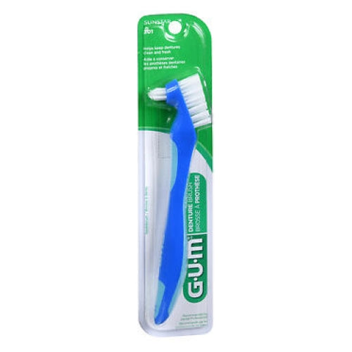 Gum, Denture Brush Blue, 1 each