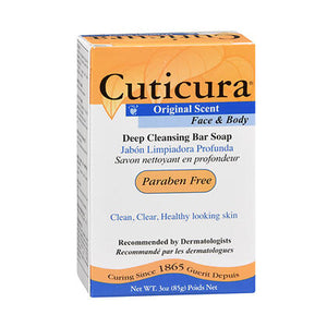 Cuticura, Face And Body Antibacterial Medicated Soap Bar Original, 3 oz