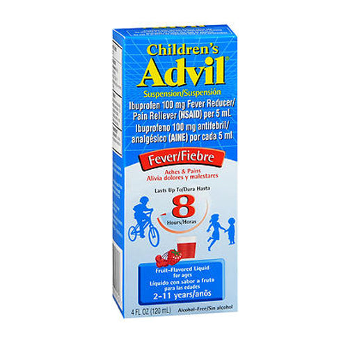 Advil, Children's Ibuprofen Fever Reducer Pain Reliever Liquid Fruit, 4 Oz