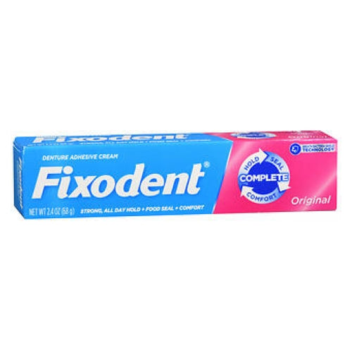 Fixodent, Complete Denture Adhesive Cream Original, 2.4 Oz