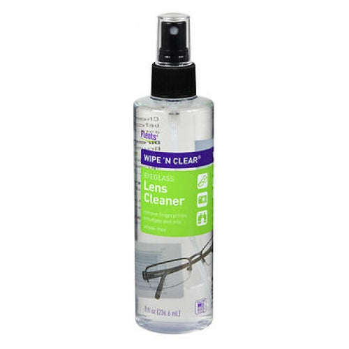 Flents, Wipe 'N Clear Eyeglass Lens Cleaner, 8 Oz