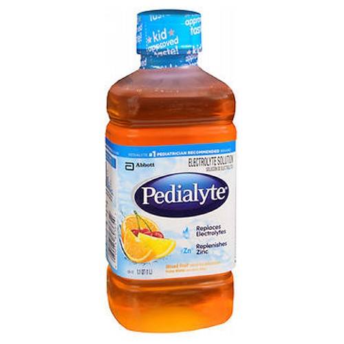 Pedialyte, Electrolyte Solution Mixed Fruit Flavor, 33.8 Oz