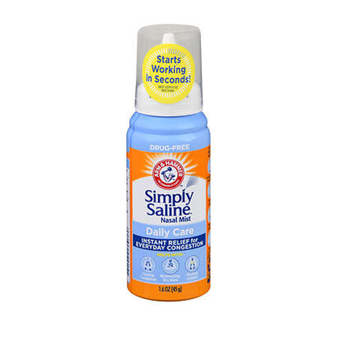 Arm & Hammer, Simply Saline Nasal Mist Daily Care Original, 1.6 Oz