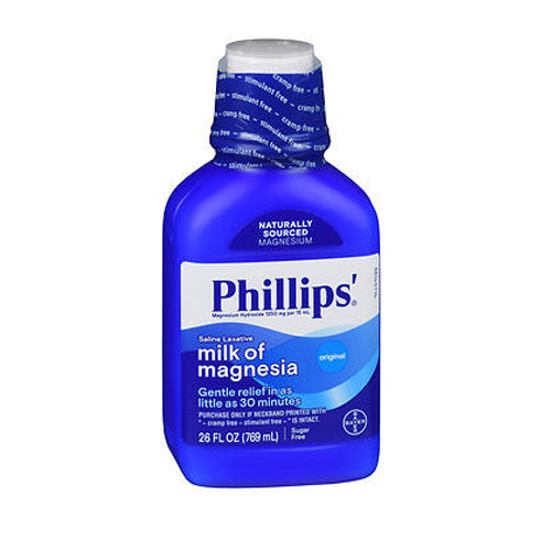 Philips, Milk Of Magnesia Original, 1200 Mg, 26 Oz
