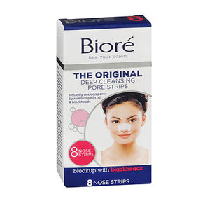 Biore, Deep Cleansing Pore Strips Nose, 8 Count