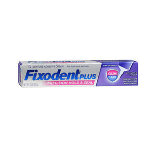 Fixodent, Plus Denture Adhesive Cream Gum Care, 2 Oz