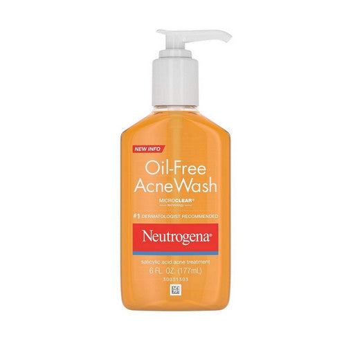 Neutrogena, Oil Free Acne Wash, 6 oz