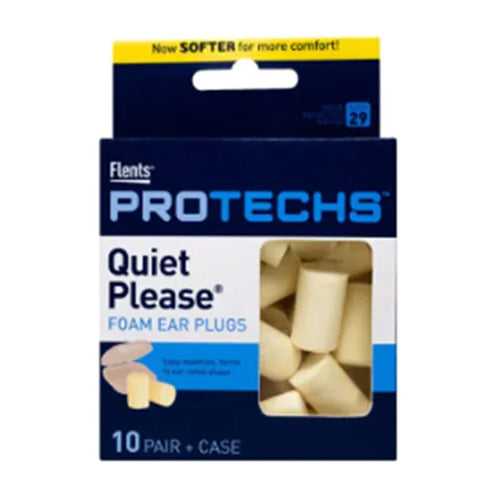 Flents, Protechs Quiet Please Foam Ear Plugs, 10 Pairs