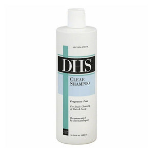 Dhs, Clear Shampoo Fragrance Free And Dyr Free, 16 Oz
