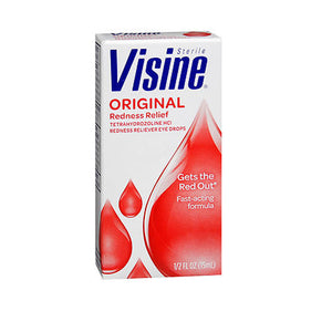 Visine, Original Redness Reliever Eye Drops, 0.5 Oz